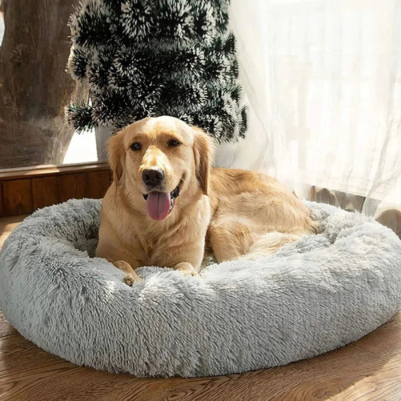 Caminha Pet FluffyNest – Cama Quentinha de Pelúcia
