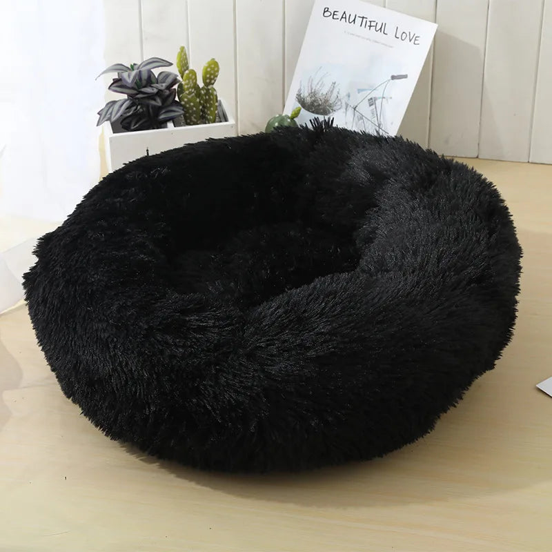 Caminha Pet FluffyNest – Cama Quentinha de Pelúcia