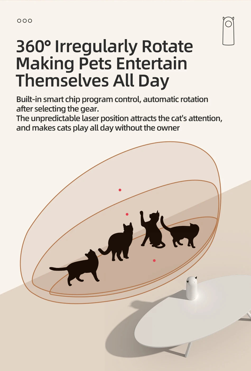 Smart Laser Cat Toy