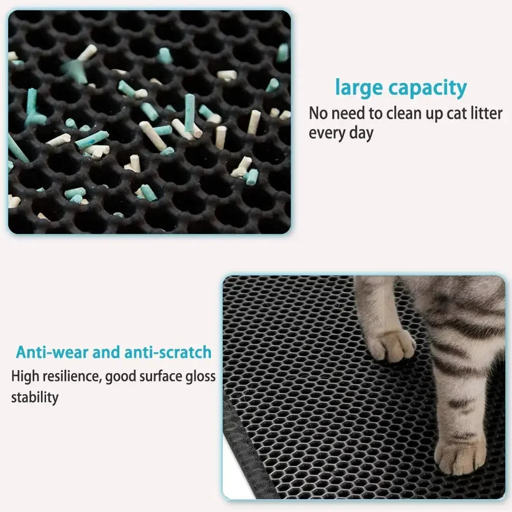 Tapete para Caixa de Areia de Gato e Cachorro Antiderrapante