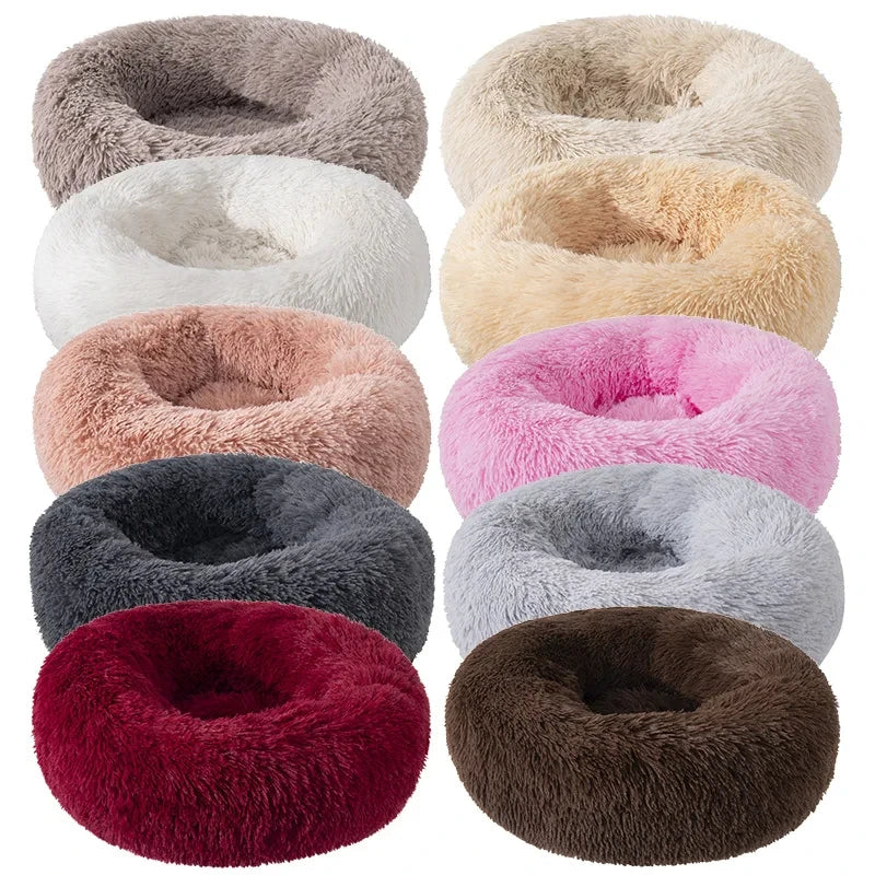 Caminha Pet FluffyNest – Cama Quentinha de Pelúcia