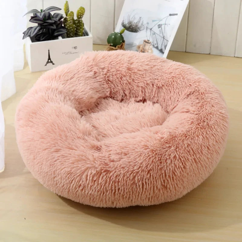 Caminha Pet FluffyNest – Cama Quentinha de Pelúcia