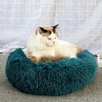 Caminha Pet FluffyNest – Cama Quentinha de Pelúcia