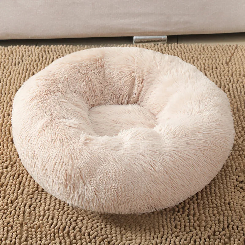 Caminha Pet FluffyNest – Cama Quentinha de Pelúcia