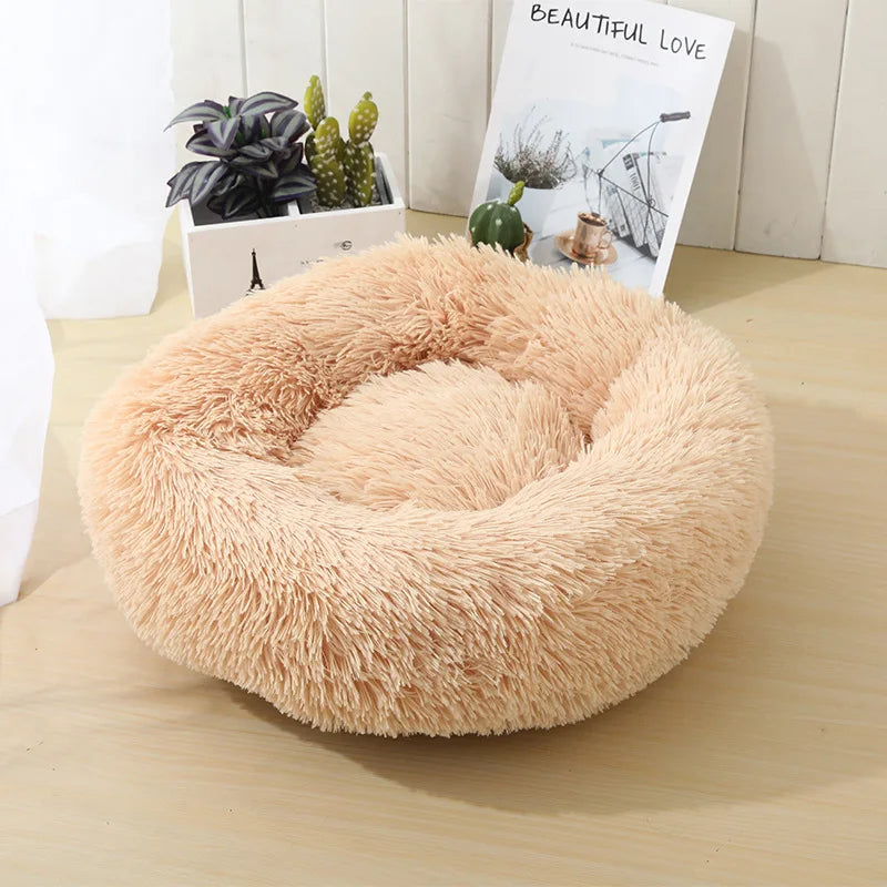 Caminha Pet FluffyNest – Cama Quentinha de Pelúcia