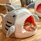 Shark Cat Cave Bed