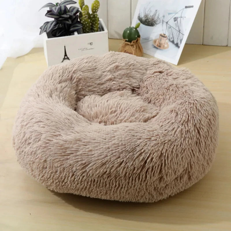 Caminha Pet FluffyNest – Cama Quentinha de Pelúcia
