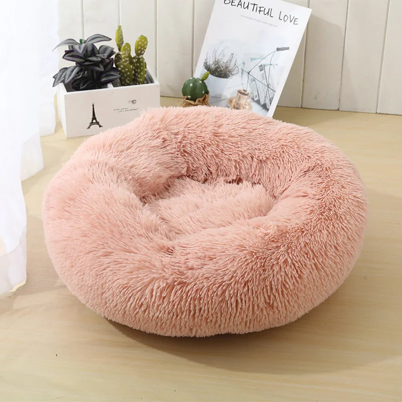 Caminha Pet FluffyNest – Cama Quentinha de Pelúcia