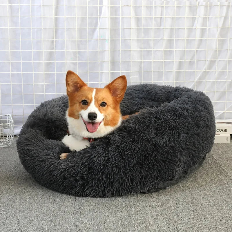 Caminha Pet FluffyNest – Cama Quentinha de Pelúcia