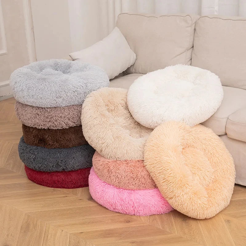 Caminha Pet FluffyNest – Cama Quentinha de Pelúcia