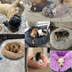 Caminha Pet FluffyNest – Cama Quentinha de Pelúcia