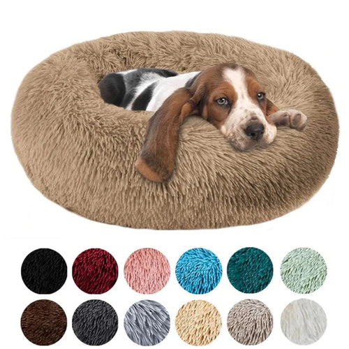 Caminha Pet FluffyNest – Cama Quentinha de Pelúcia