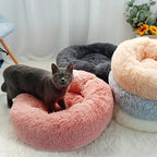 Caminha Pet FluffyNest – Cama Quentinha de Pelúcia