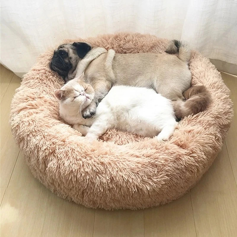 Caminha Pet FluffyNest – Cama Quentinha de Pelúcia