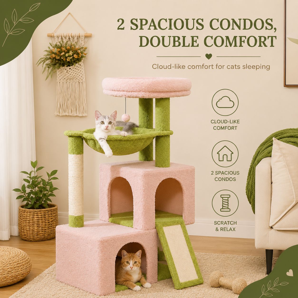 Luxury Cat Tree Tower