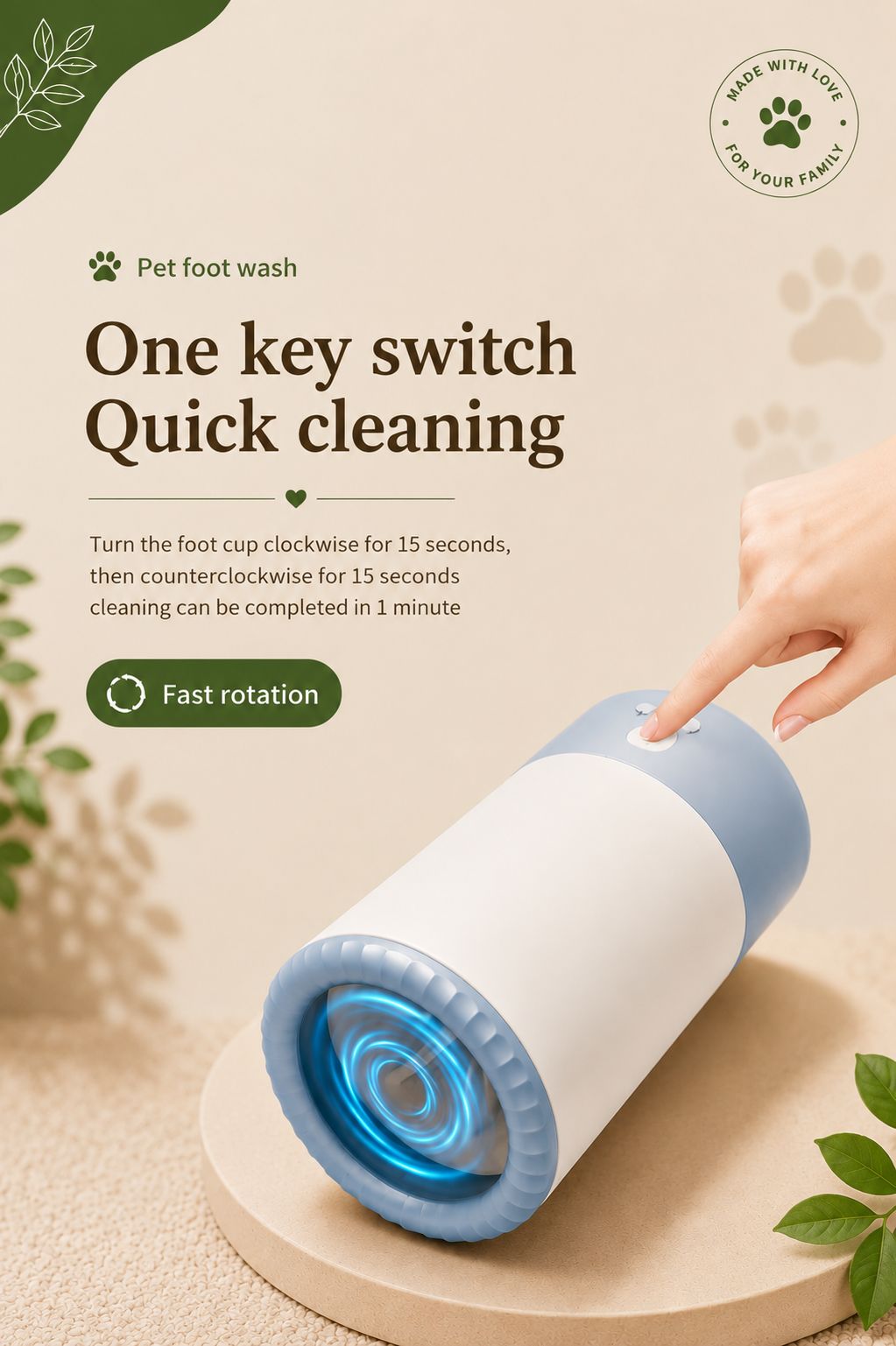 Smart Pet Paw Cleaner