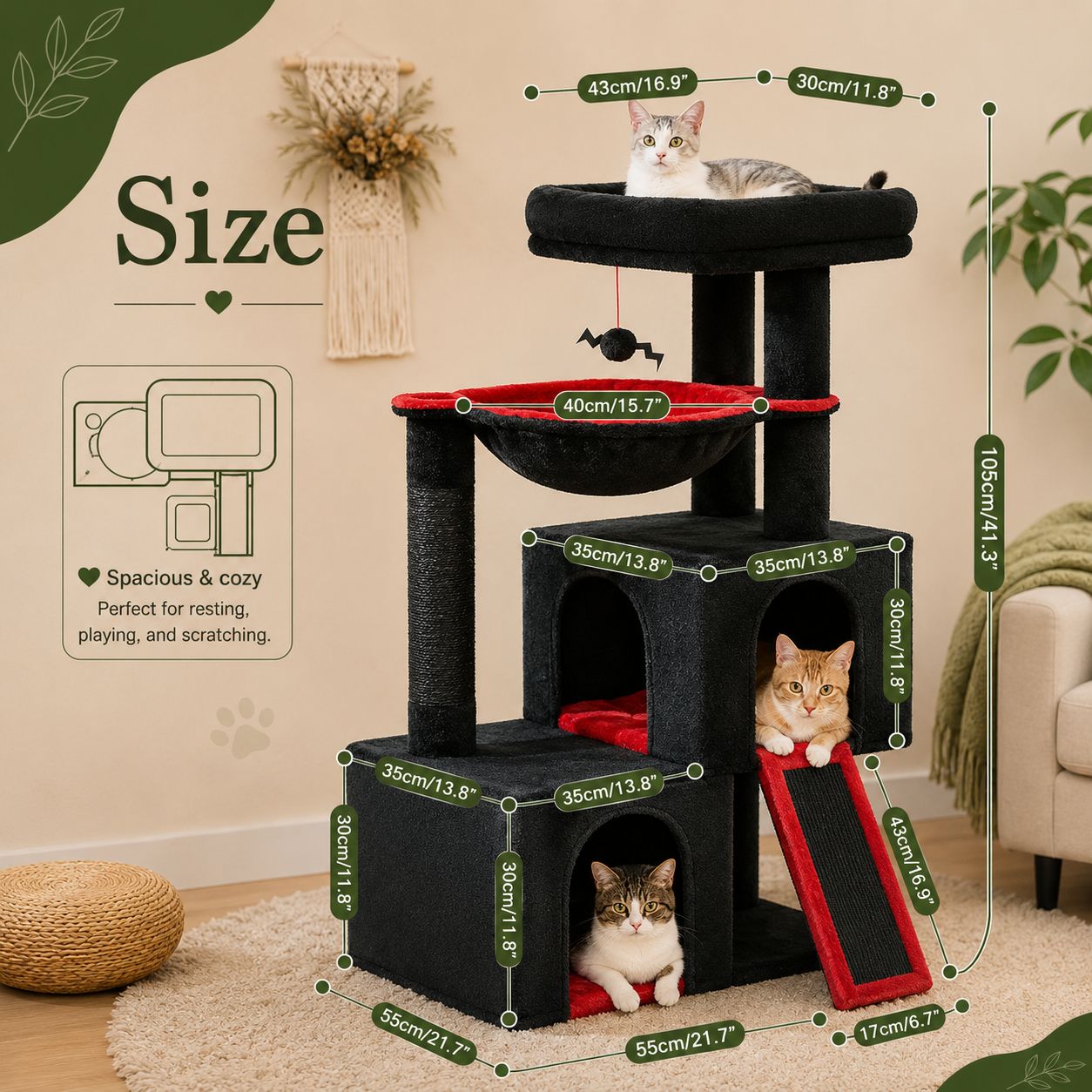 Luxury Cat Tree Tower